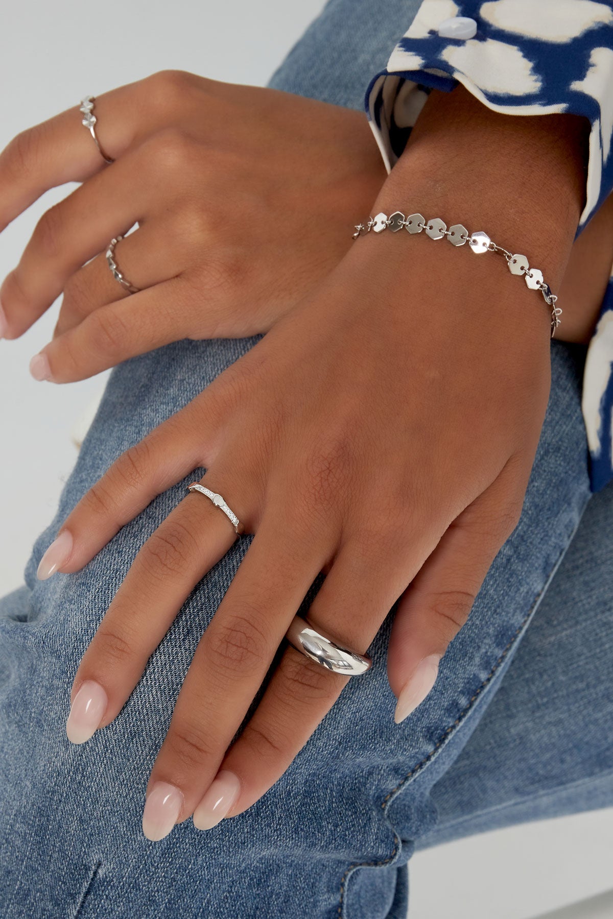 Shiny Ring Size 16| Zirkonia Steentjes Ring