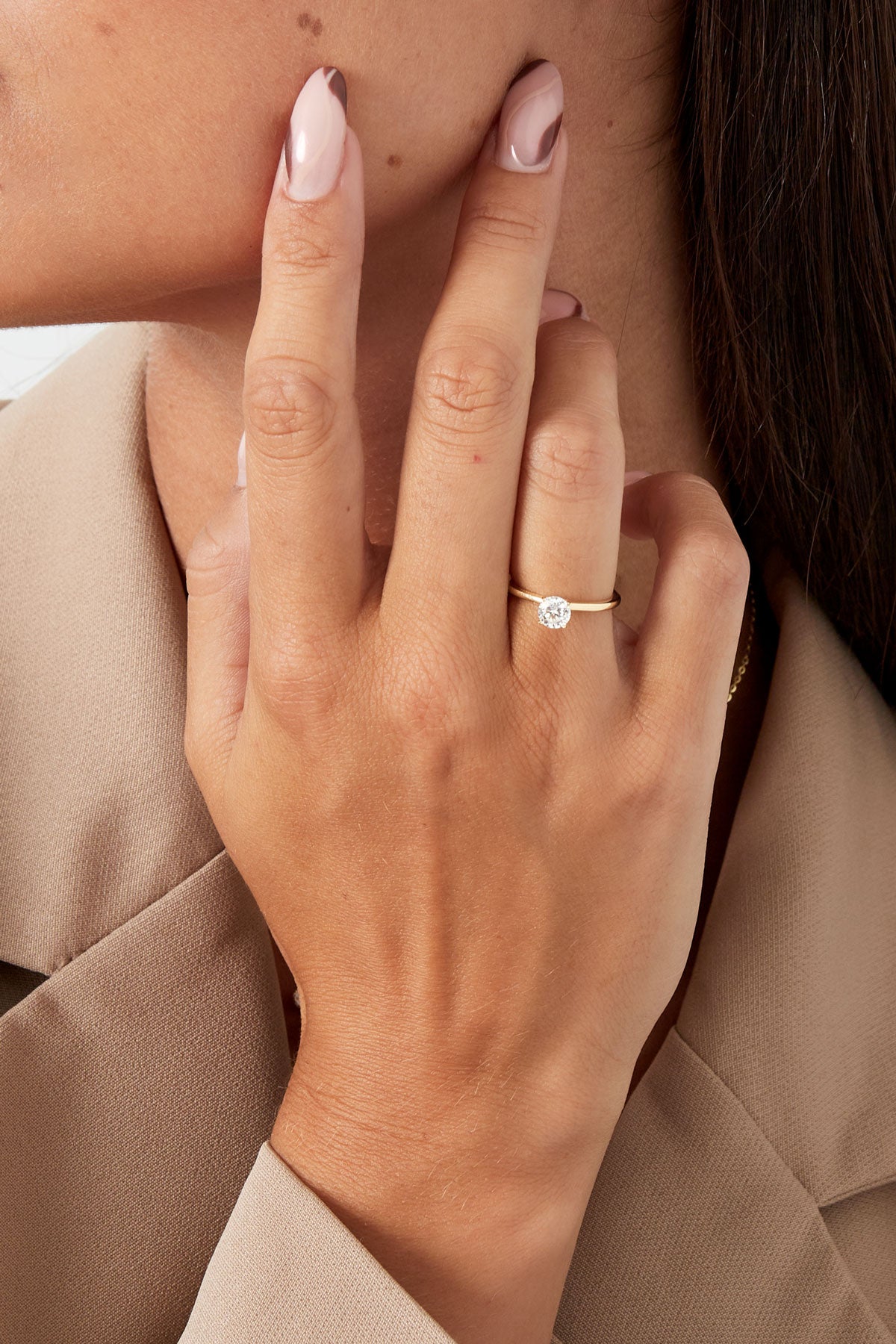 Stone Ring Silver | Zilveren Ring Steentje