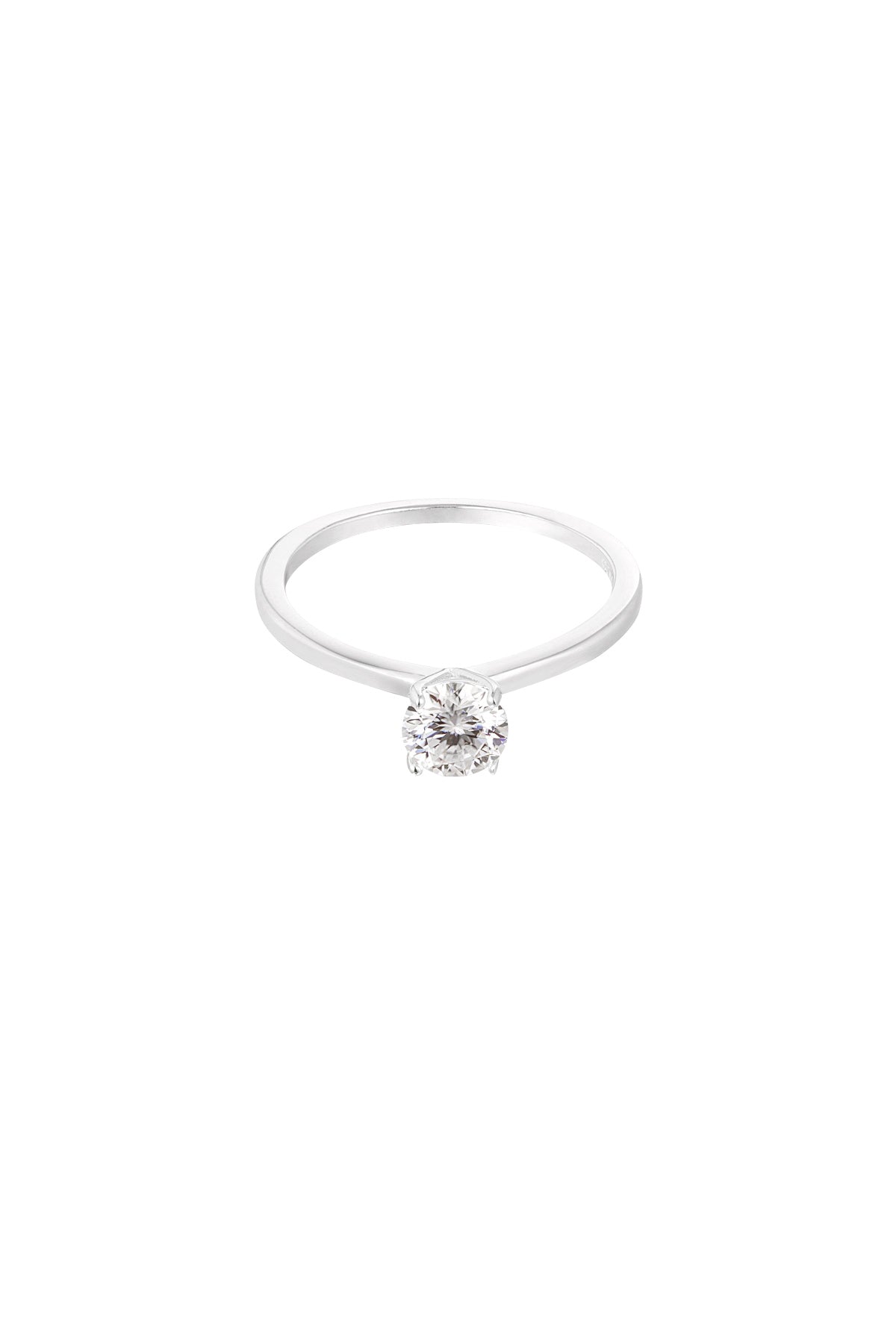 Stone Ring Silver | Zilveren Ring Steentje
