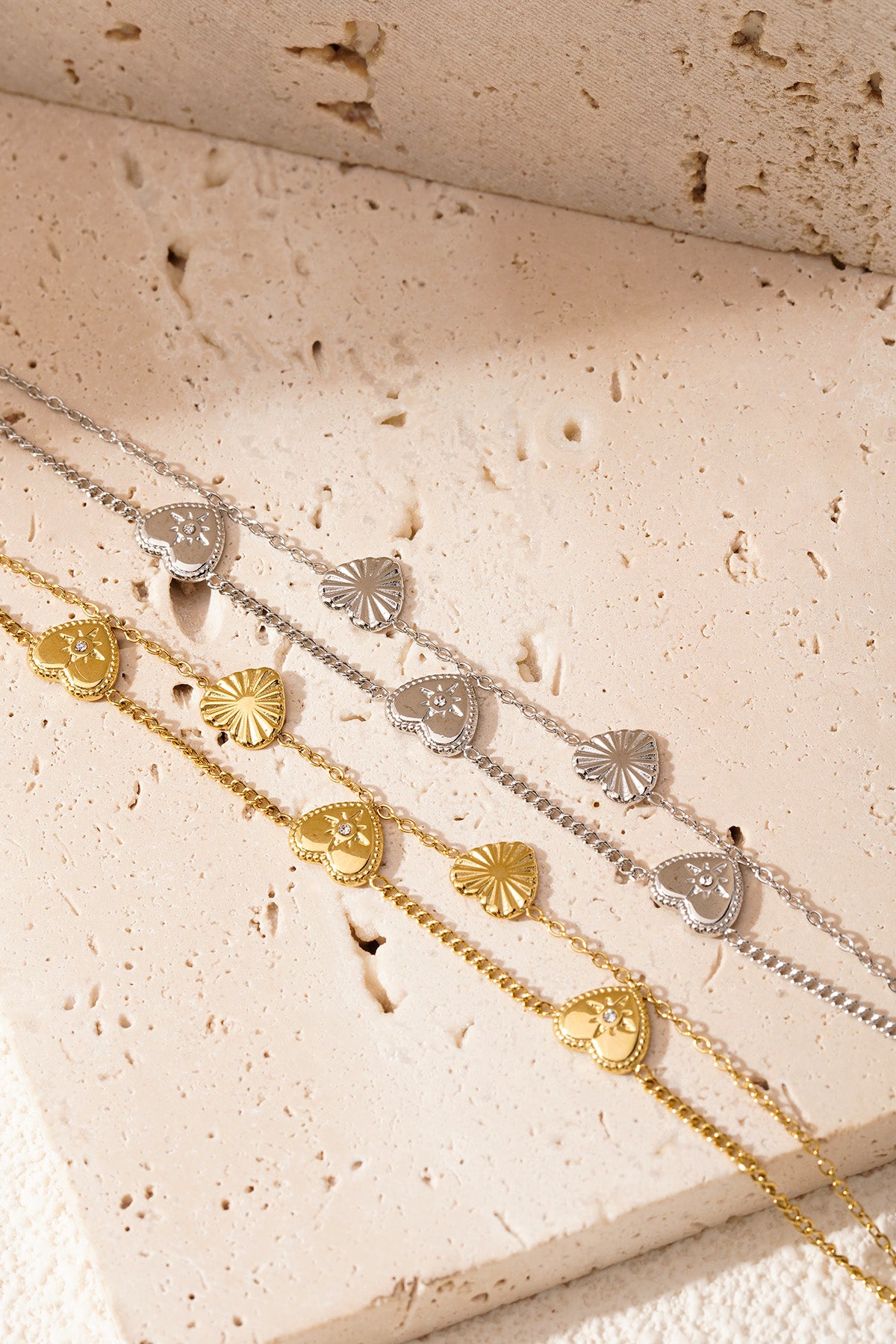 Heart Bracelet Silver | Zilveren Hartjes Armband