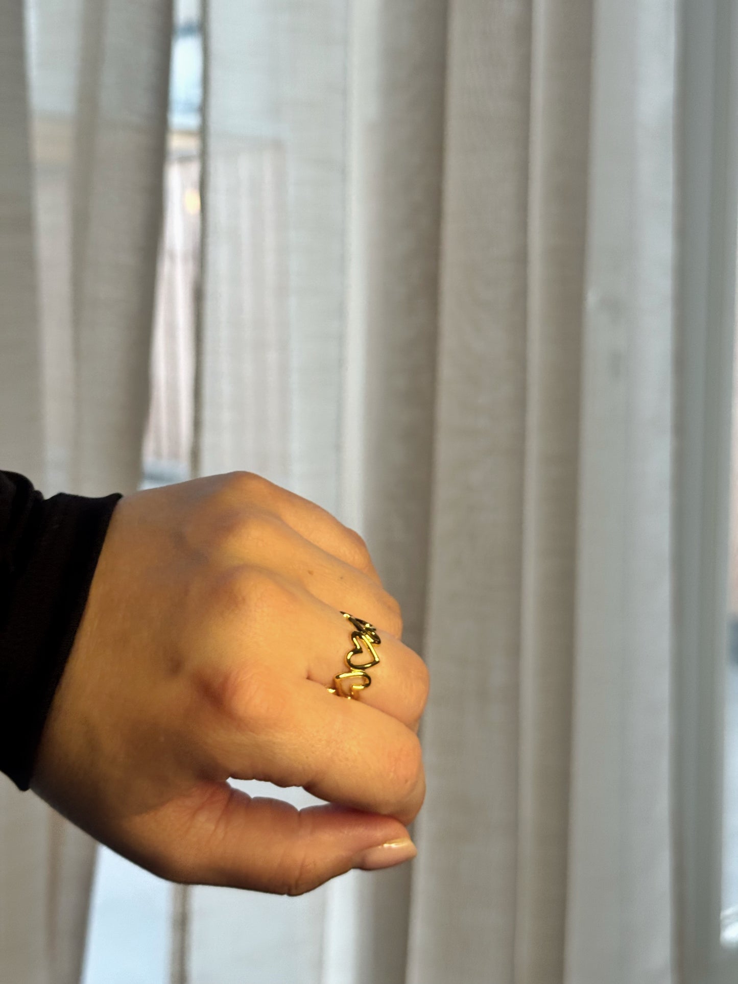 Gold Hearts Ring | Gouden Hartjes Ring