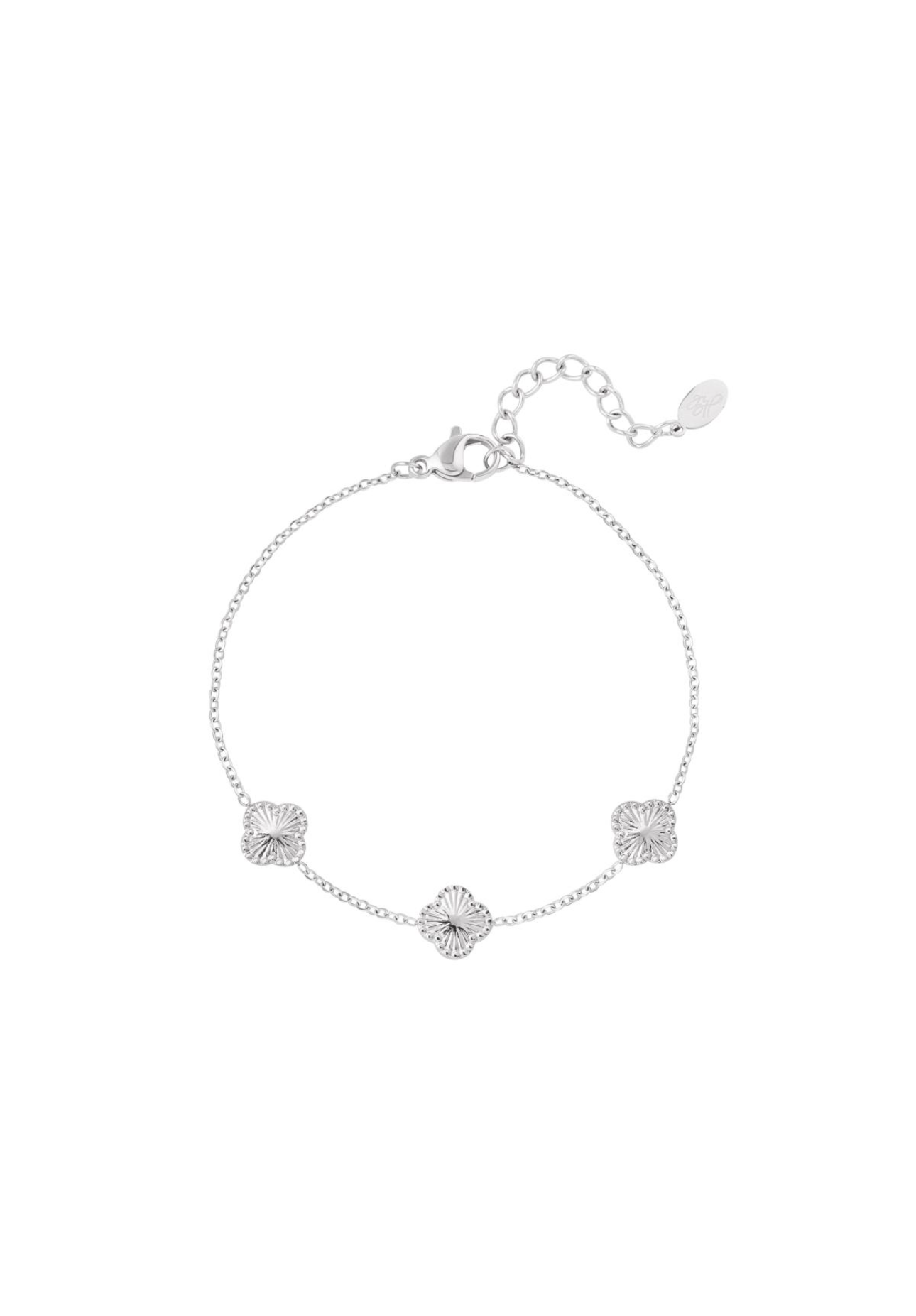 Silver Lucky Clover Bracelet | Zilveren Geluksklaver Armband