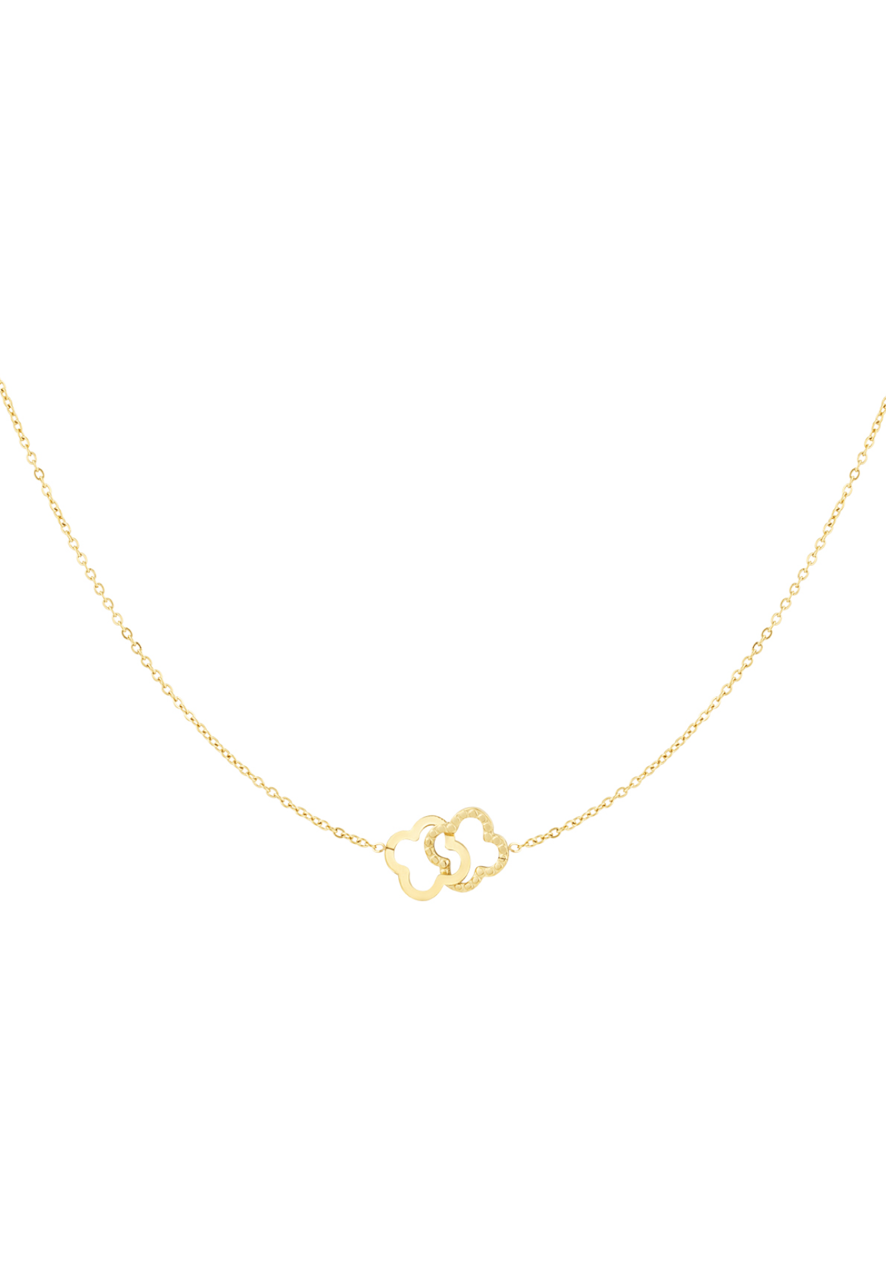 Clover Gold Necklace | Gouden Clover Ketting