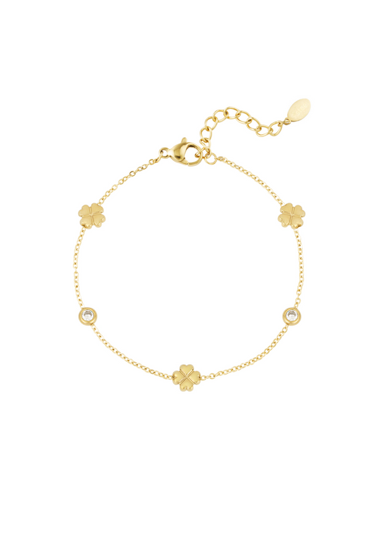 Lucky Vibes Bracelet Gold | Geluksarmband Goud
