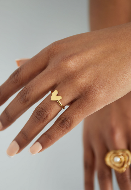 Gold Heart Ring | Gouden Hartje Ring