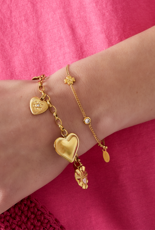 Lucky Vibes Bracelet Gold | Geluksarmband Goud