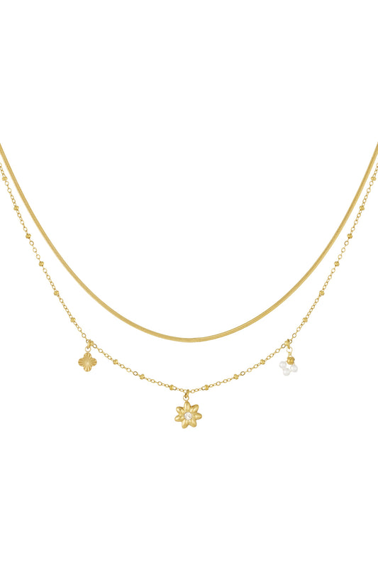 Daisy Dreams – Gelaagde Gouden Ketting