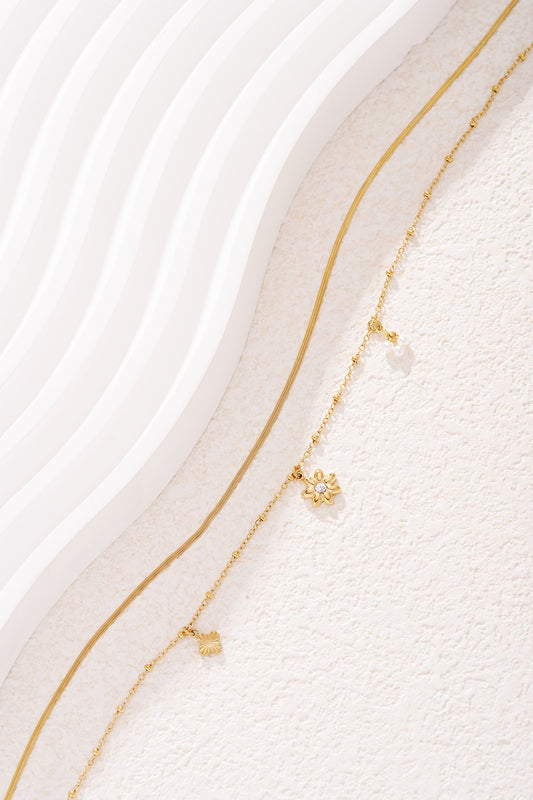 Daisy Dreams – Gelaagde Gouden Ketting