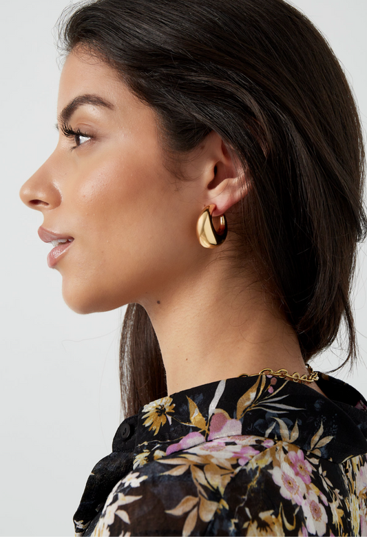 Gold Statement Earrings | Gouden Oorbellen