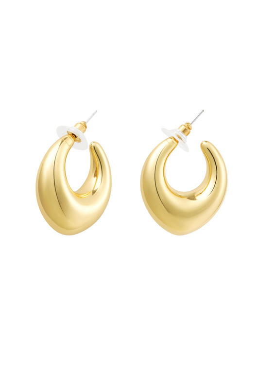 Gold Statement Earrings | Gouden Oorbellen
