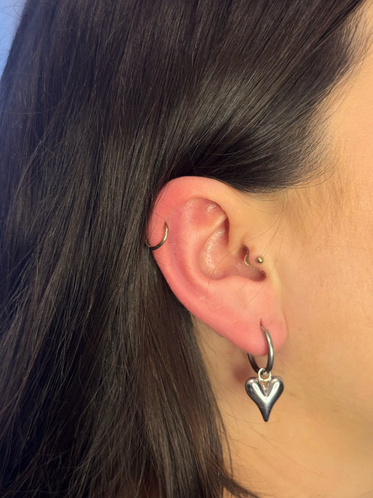 Silver Hearts Earrings | Zilveren Hartje Oorbellen