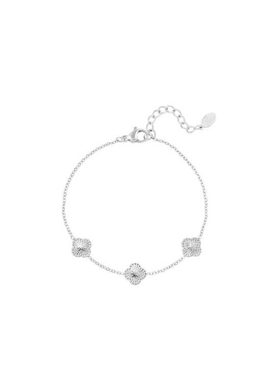 Silver Lucky Clover Bracelet | Zilveren Geluksklaver Armband