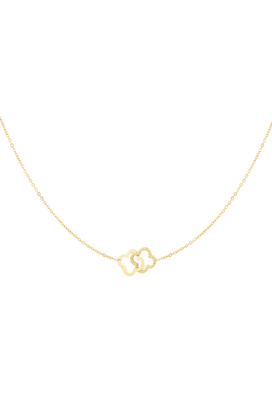 Clover Gold Necklace | Gouden Clover Ketting